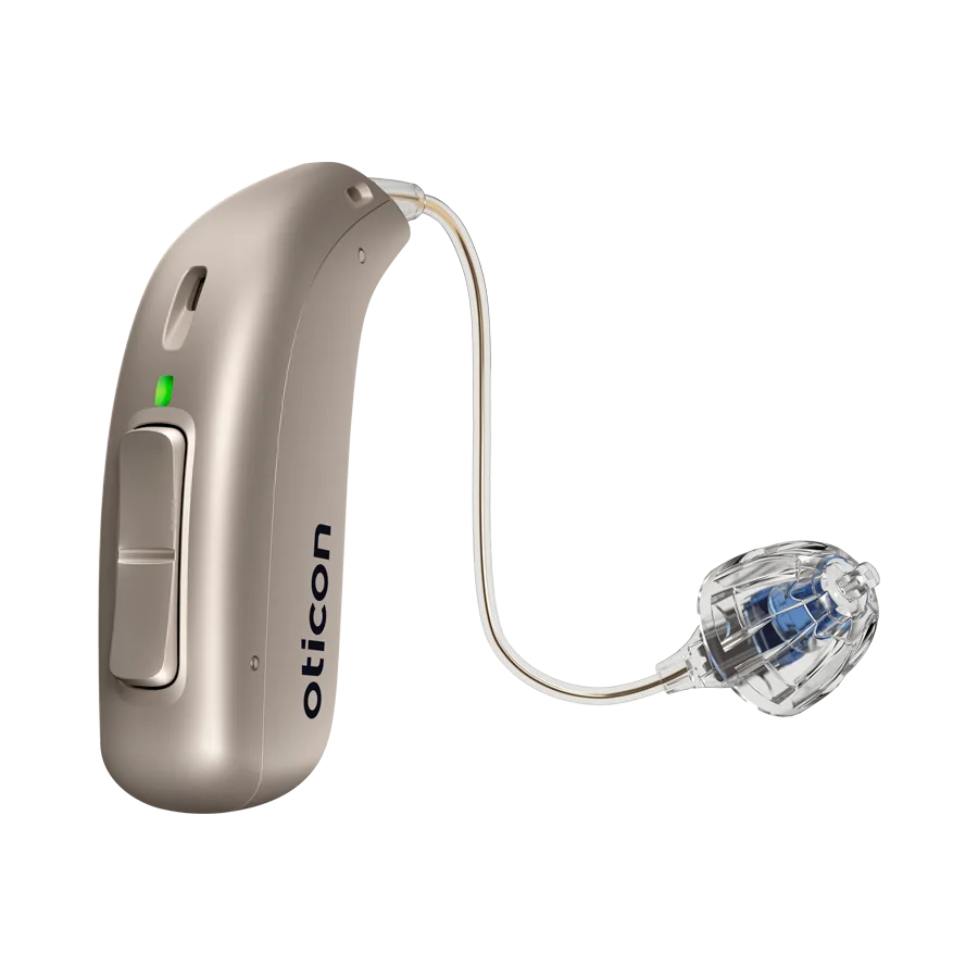 Oticon Zircon miniRITE R — imagen oficial de producto de Oticon