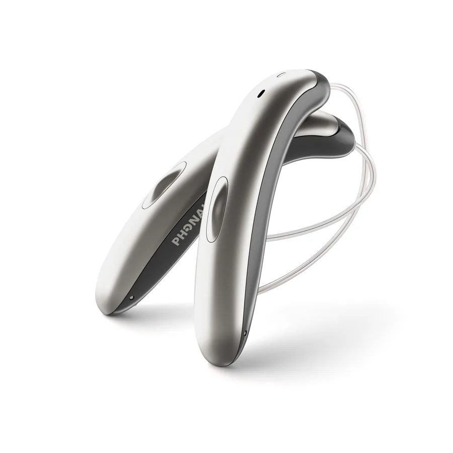 Phonak Slim Lumity Silver/Black — imagen oficial de producto de Phonak